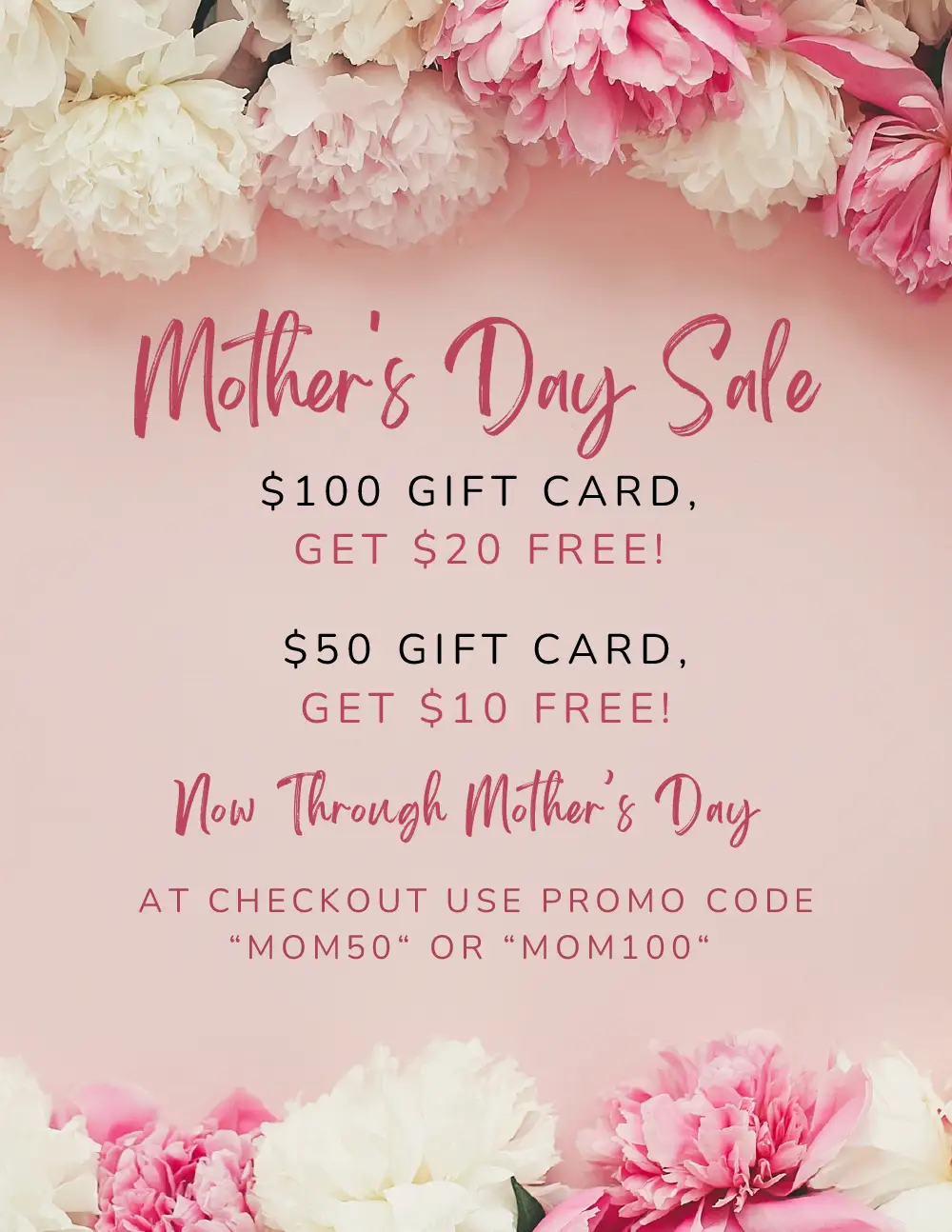 Mother’s Day SALE 2026